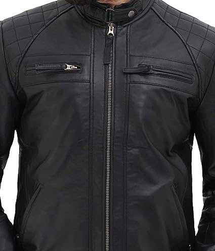 Men’s_ Black_ Cafe_ Racer_ Jacket