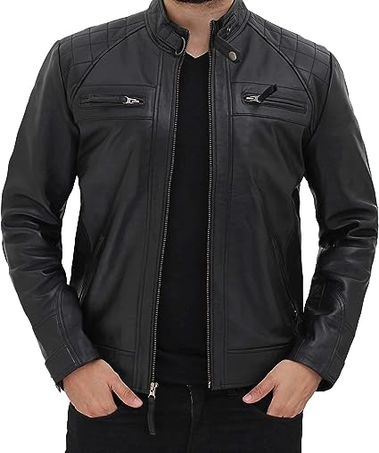 Men’s_ Black_ Cafe_ Racer_ Jacket
