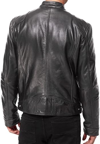 Men’s_ Black_ Slim_ Biker_ Jacket