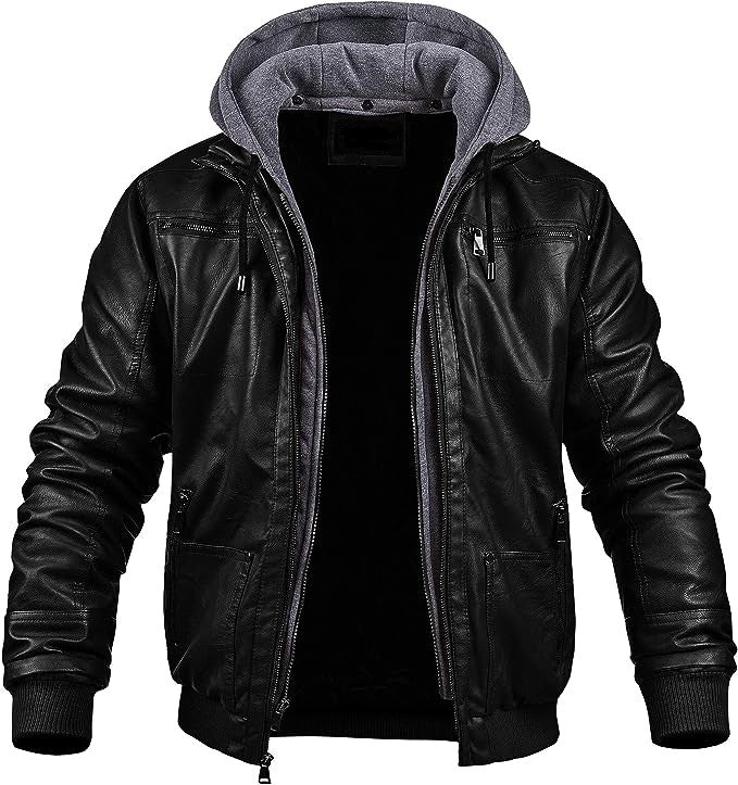 Men’s_ Bomber_ Biker_ Hoodie_ Jacket