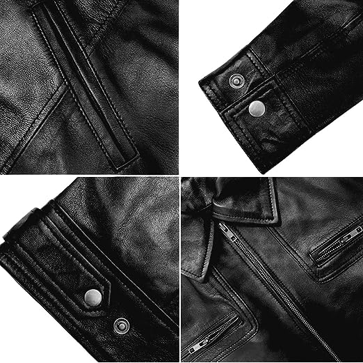 Men’s_ Casual_ Black_ Leather_ Jacket