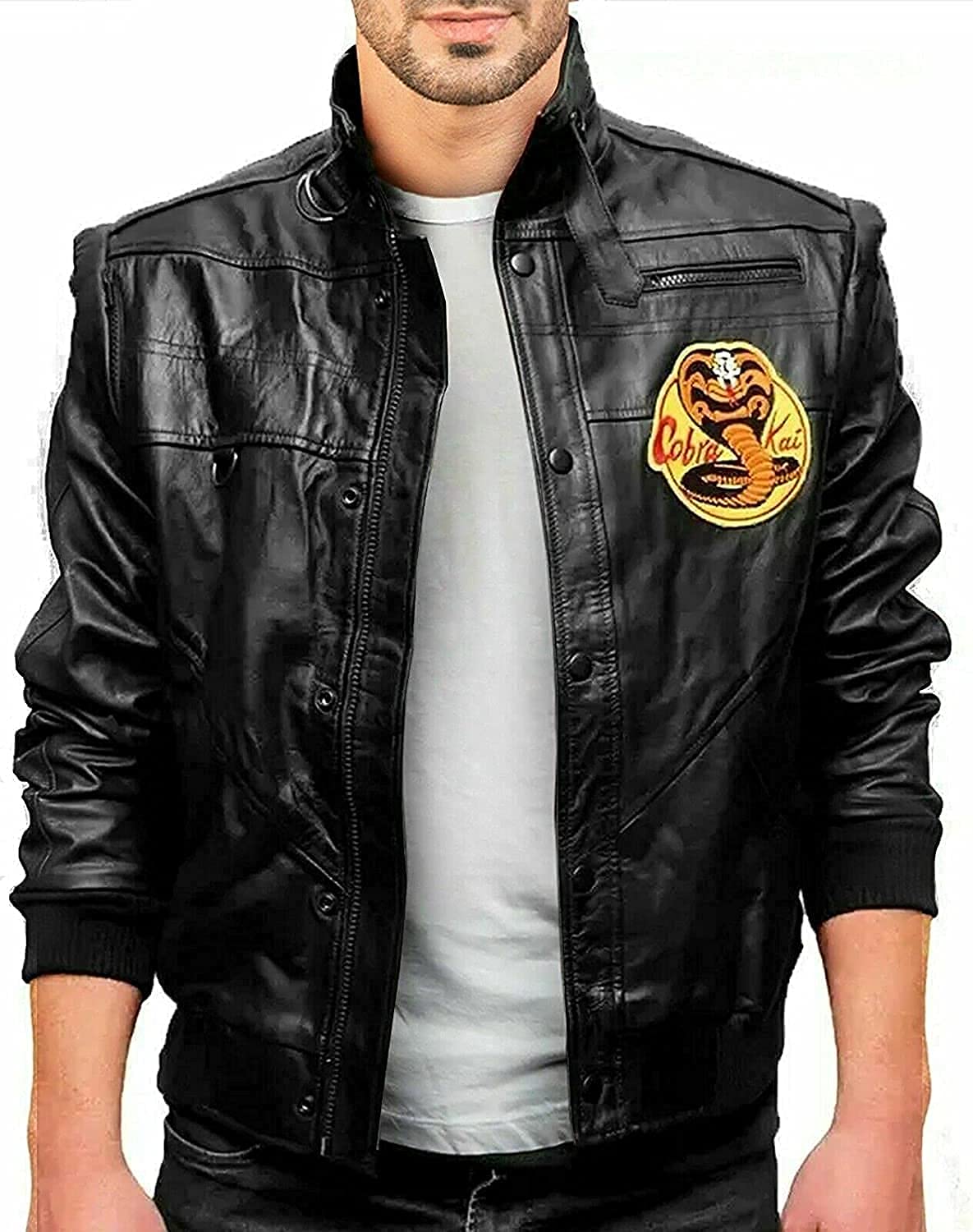 Men’s_ Cobra_ Motorcycle_ Leather_ Jacket