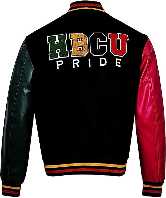 Jorde Calf Men's HBCU High School Varsity Bomber Jacket-4