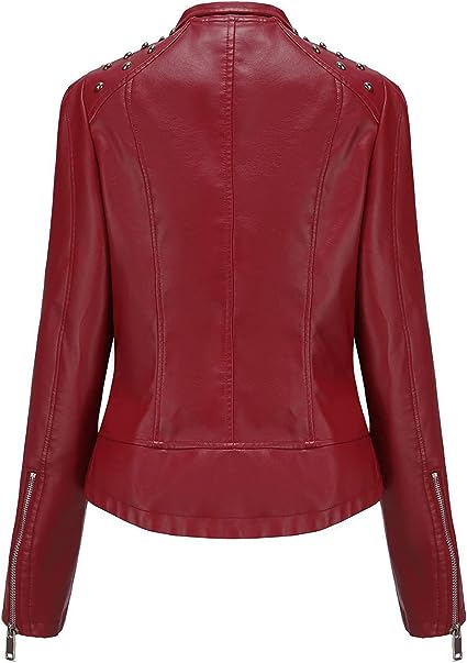 Women’s_ Studded_ Shoulder_ Leather_ Jacket