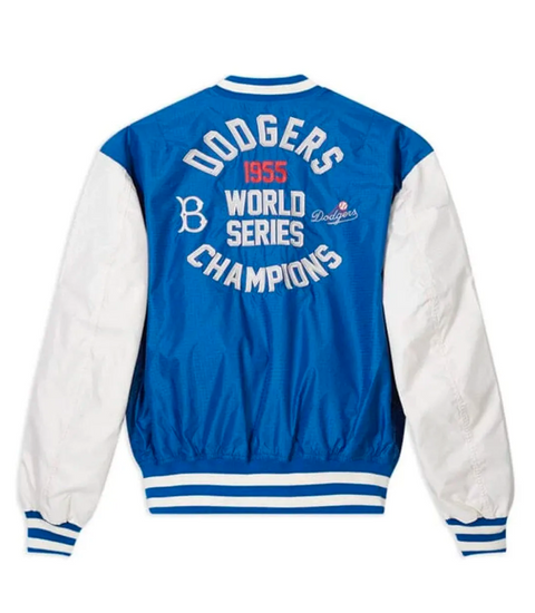 Jorde Calf Men’s Baseball Brooklyn Dodgers Varsity Jacket | Lightweight Basketball Letterman Bomber Jacket For Men