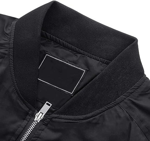 Jorde Calf Men’s Casual Lightweight Bomber Polyester Jacket | Baseball Slim Fit Zip Up Varsity Jacket For Men.