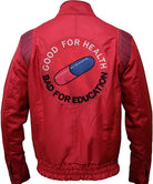 Jorde Calf Mens Shotaro Kaneda Capsule Logo Cosplay Cotton Costume | Red Bomber Motorcycle Jacket | Akira Red Cotton Capsule Jacket