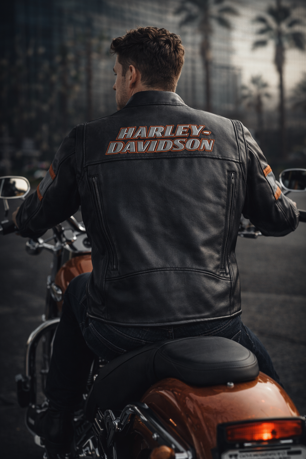 mens riding jacket infographic features view