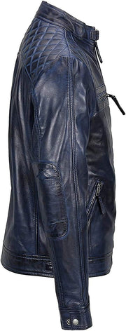 Men’s_ Biker_ Quilted_ Leather_ Jacket