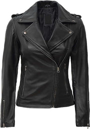 Women’s_ Black_ Asymmetrical_ Leather_ Jacket