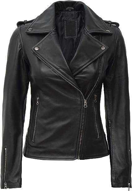 Women’s_ Black_ Asymmetrical_ Leather_ Jacket
