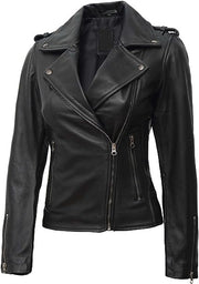 Women’s_ Black_ Asymmetrical_ Leather_ Jacket