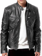 Men’s_ Black_ Slim_ Biker_ Jacket