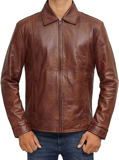 Men’s_ Brown_ Vintage_ Leather_ Jacket