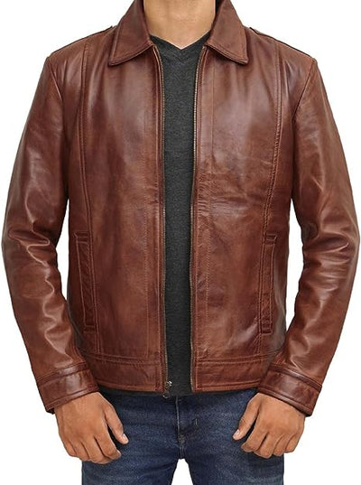 Men’s_ Brown_ Vintage_ Leather_ Jacket