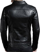 Men’s_ Casual_ Black_ Leather_ Jacket