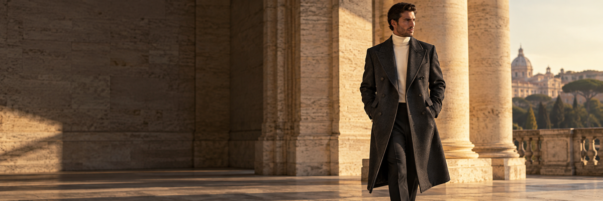 SamPrime premium leather jackets, coats and outerwear editorial campaign