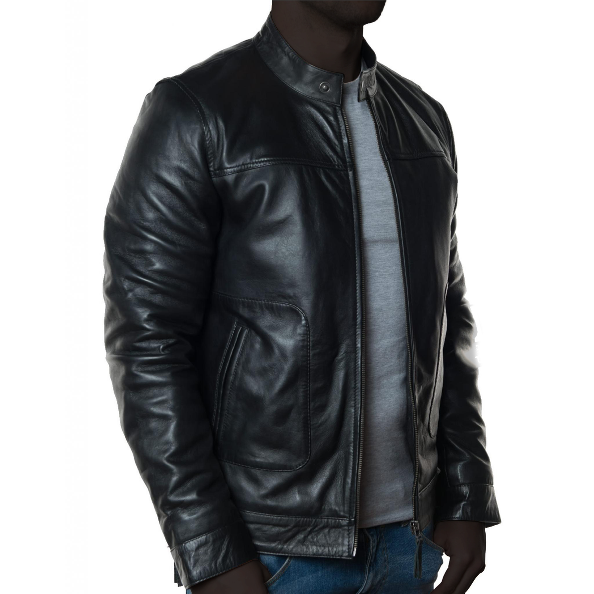 Men’s_ Slim_ Fit_ Biker_ Jacket