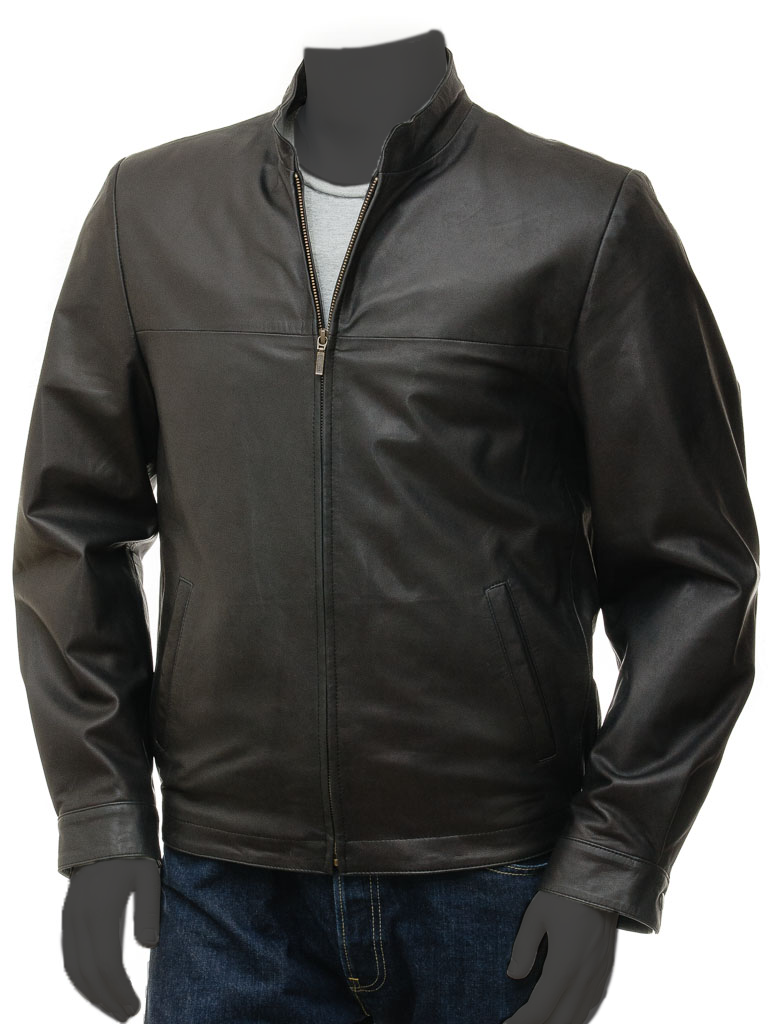 Men’s_ Black_ Cafe_ Racer_ Jacket