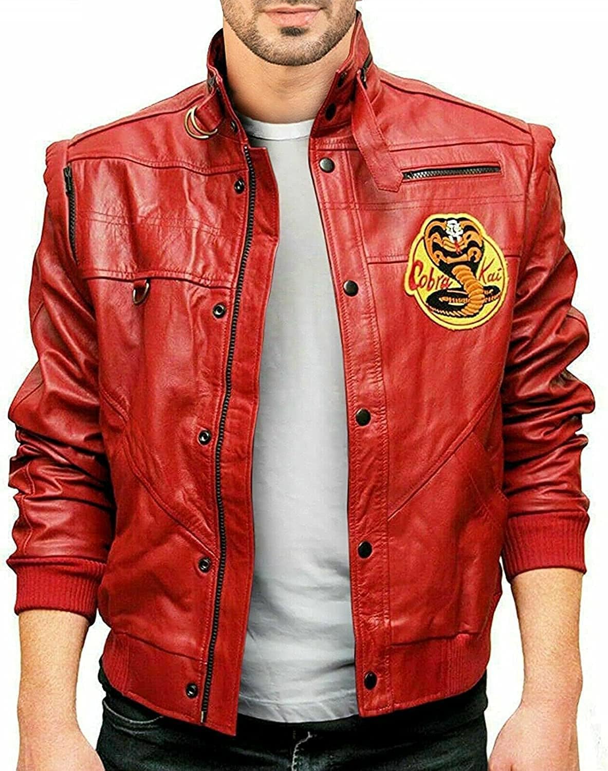Men’s_ Cobra_ Motorcycle_ Leather_ Jacket