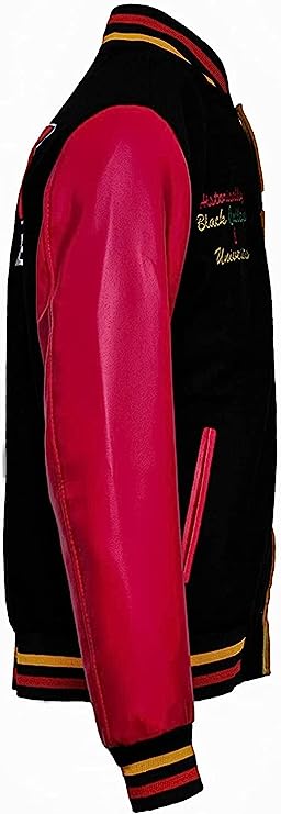 Jorde Calf Men's HBCU High School Varsity Bomber Jacket-5