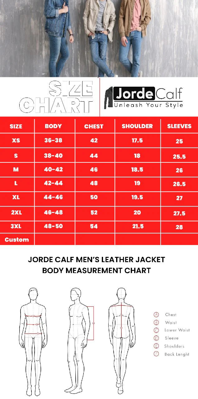 Jorde Calf Men’s Vintage Cafe Racer Leather Jacket | Retro Motorcycle Real Lambskin Quilted Leather Jacket For Men