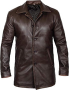 Jorde_ Calf_ Mens_ Distressed_ Rust_ Coat_ -_ Real_ Leather_ Long_ Coat_ Men's_-_ Classic_ Leather_ Blazer_-_ men's_ trench_ coat_ long_-_ trench_ coat_ men_ (Brown,_ XS)
