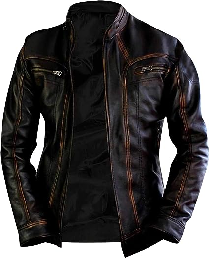 Men’s_ Retro_ Biker_ Leather_ Jacket