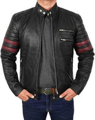 Men’s_ Red_ Stripes_ Biker_ Jacket