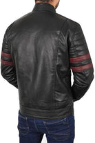 Men’s_ Red_ Stripes_ Biker_ Jacket