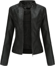 Women’s_ Stand_ Collar_ Leather_ Jacket