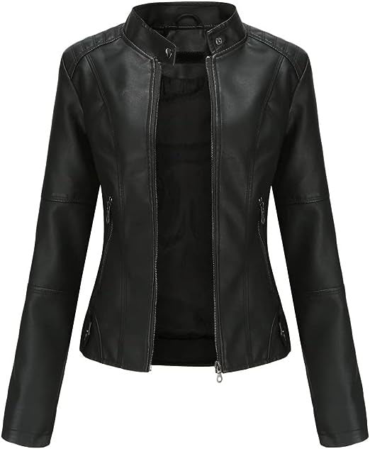 Women’s_ Stand_ Collar_ Leather_ Jacket