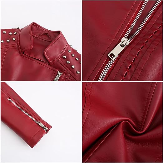Women’s_ Studded_ Shoulder_ Leather_ Jacket