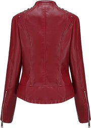 Women’s_ Studded_ Shoulder_ Leather_ Jacket