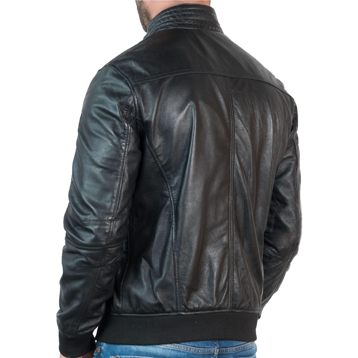 Men’s_ Vintage_ Black_ Biker_ Jacket