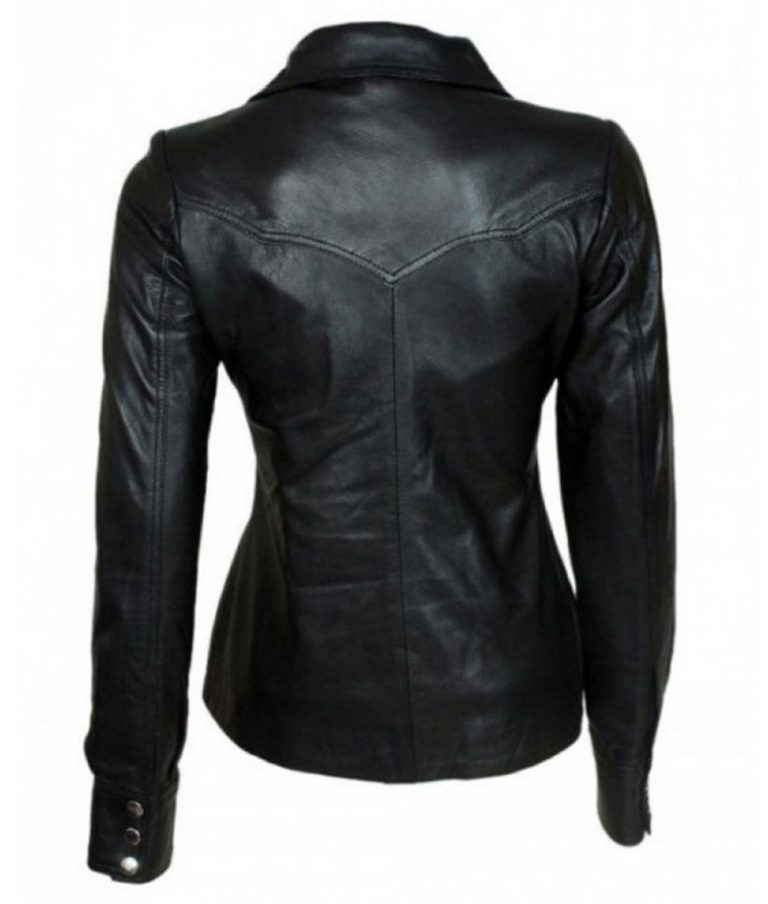 Women’s_ Trucker_ Vintage_ Leather_ Jacket