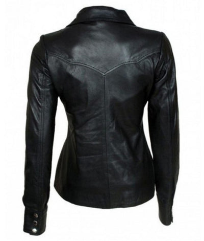 Women’s_ Trucker_ Vintage_ Leather_ Jacket