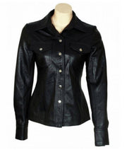 Women’s_ Trucker_ Vintage_ Leather_ Jacket
