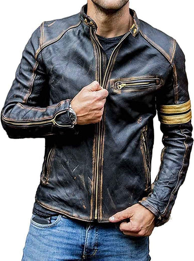Men’s_ Vintage_ Cafe_ Racer_ Jacket