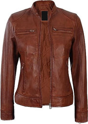 Women’s_ Vintage_ Cafe_ Racer_ Jacket