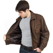Men’s_ Vintage_ Black_ Leather_ Jacket