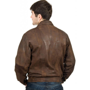 Men’s_ Vintage_ Black_ Leather_ Jacket