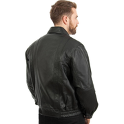 Men’s_ Vintage_ Black_ Leather_ Jacket
