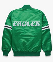 Leather Shark Men’s Renegade Philadelphia varsity Jacket |Eagles Letterman Bomber Jacket |Satin Varsity Jacket For Men.