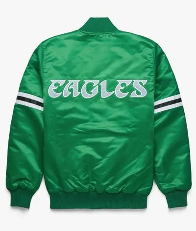 Leather Shark Men’s Renegade Philadelphia varsity Jacket |Eagles Letterman Bomber Jacket |Satin Varsity Jacket For Men.