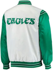 Leather Shark Men’s Renegade Philadelphia varsity Jacket |Eagles Letterman Bomber Jacket |Satin Varsity Jacket For Men.